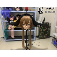 (NFD035)Customize Handmade Crossdress Full Head Female/Girl Resin Japanese Cartoon Character Animego Cosplay Kigurumi Mask